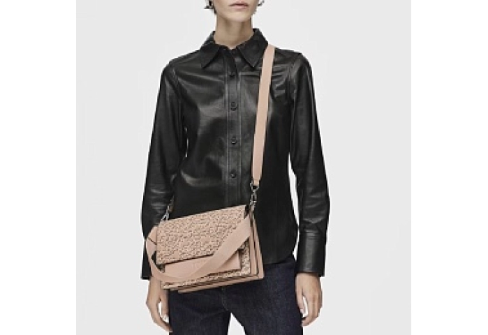 PVC.PU.COT,HANDBAG M AUDR K M EVOL TAUPE