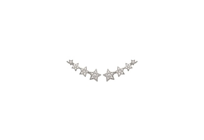 EARRINGSRHODIUMCZ PLATEDSILVER MICROSET925