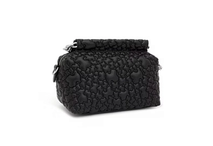 PU.COT,HANDBAG S T JANE PUFFY BEAR BLACK