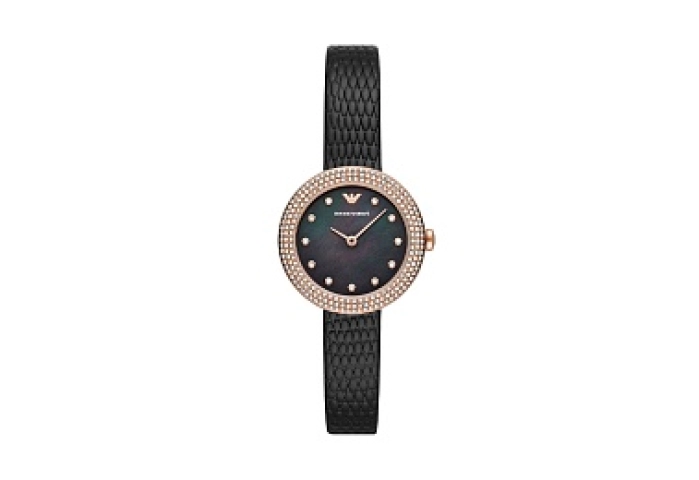 ANALOG WATCH 0 JWL GP LEATHER STRAP
