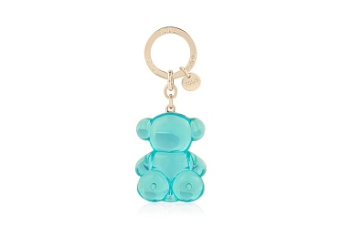ZN.RE.LA.M,KEYCHAIN HALF BOLD B TURQUOIS
