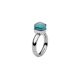 Ring &quot;Firenze&quot; big (S/P) aquamarine 17,2mm