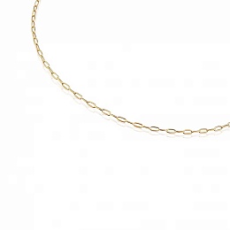 SILVER GOLD PLATED CHOKER FOR HOLD 50CM