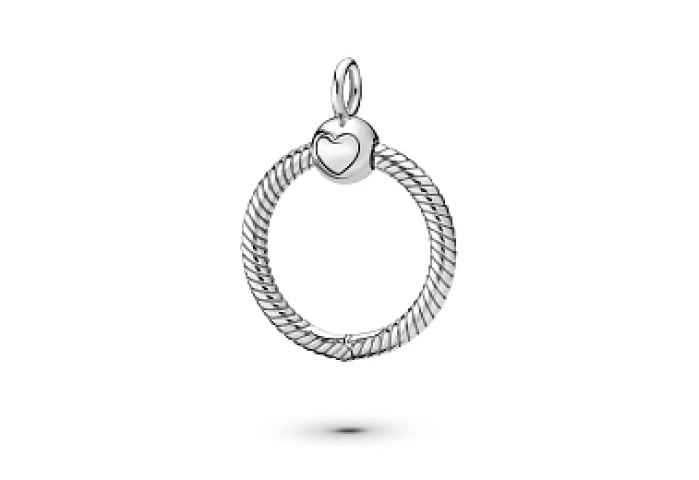 Small sterling silver O Pendant/Серебряная подвеска