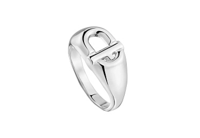 SILVER SIGNET RING SMALL N14