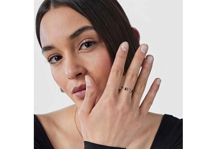 SILVER GOLD PLATED RING SPINELS N11-13