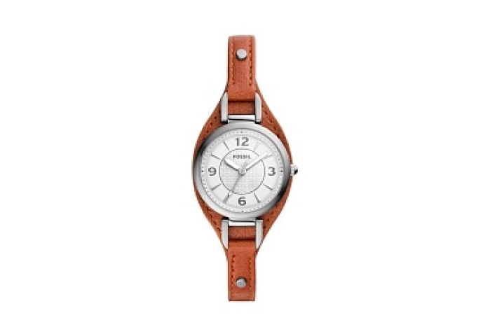 ANALOG WATCH 0 JWL SS LEATHER STRAP