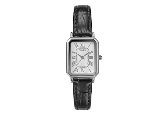 Women's Dress Silver tone with Silver Dial and Bla