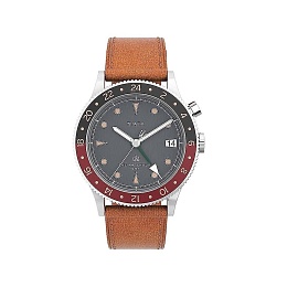 Waterbury Traditional GMT 39mm SST Black