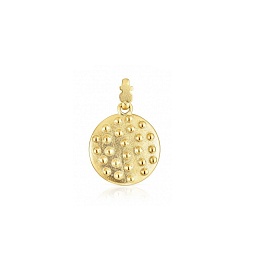 SILVER GOLD PLATED PENDANT PENDANT 15MM