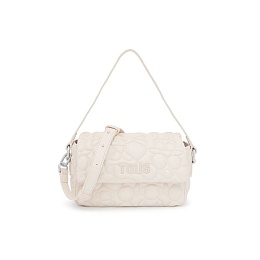 COT.PU.SIL,MINIHANDBAG FLAP T BOLD BEIGE