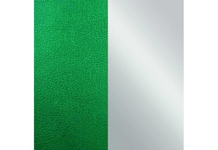 BOTTLE GREEN LEATHER/PATENT GREY LEATHER