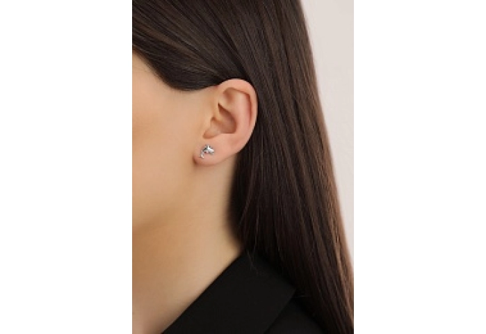 EARRINGS SILVER 925 RHODIUM PLATED    