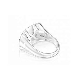 SILVER RING BEAR 17.5MM N14