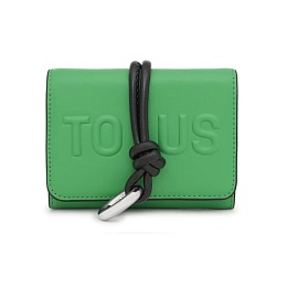 PU.POL,WALLET S.NEW TOUS CLOUD GREEN