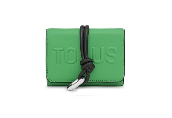 PU.POL,WALLET S.NEW TOUS CLOUD GREEN