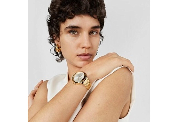 S.STEEL WATCH IP COLORED STRAP