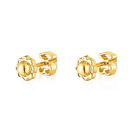 18KT GOLD EARRINGS 0.05CT DIAMOND