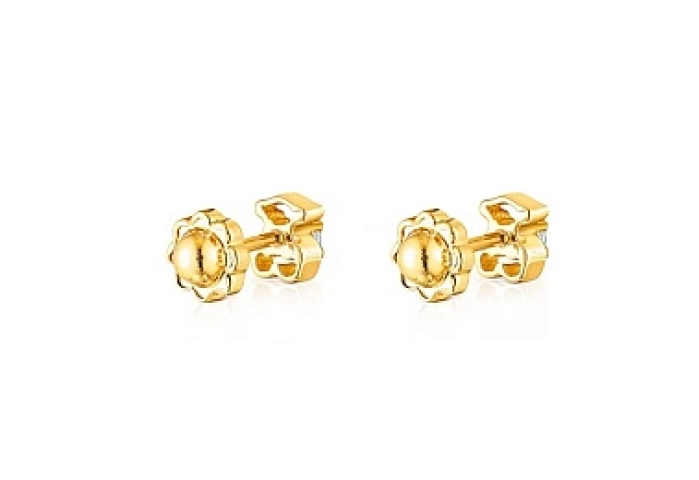 18KT GOLD EARRINGS 0.05CT DIAMOND