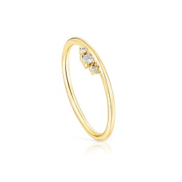 18KT GOLD RING 0.05CT H/SI DIAMOND N12