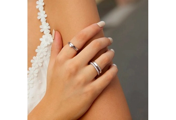 Silver Classic Slim Stacking Ring