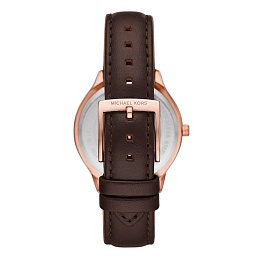 ANALOG WATCH 0 JWL GP LEATHER STRAP