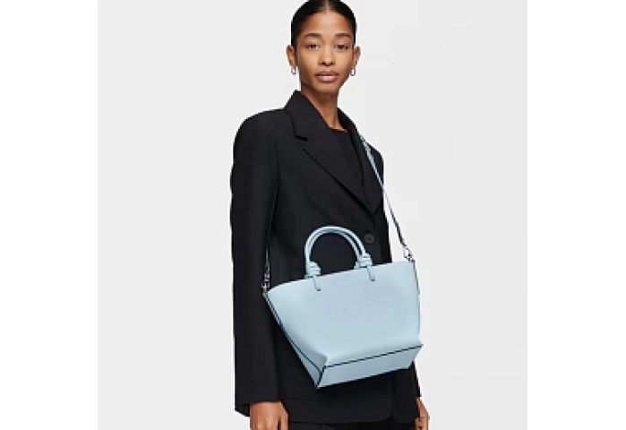 PU.COT,HANDBAG S.T LA RUE NEW LIGHT BLUE