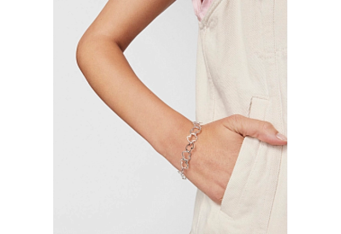 SILVER BRACELET 19CM
