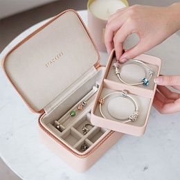 Blush Pink Charm Travel Box