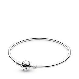 Silver bangle bracelet