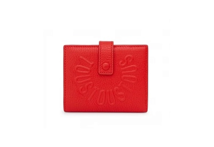C.LEA,WALLET S.FLAP T MIRANDA RED