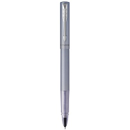 Ручка-роллер Parker &quot;Vector XL Silver Blue&quot; черная, 0,8мм, подарочная упаковка