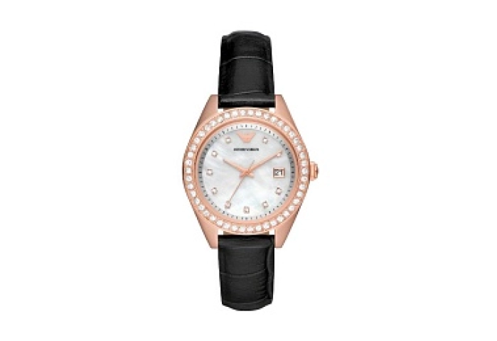 MOP ANALOG WATCH 0 JWL GP LEATHER STRAP