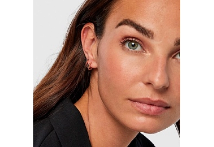 SILVER GOLD PLATED EARRINGS SPINELS