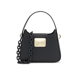 PU.PVC,MINI HANDBAG T LUCIA BLACK