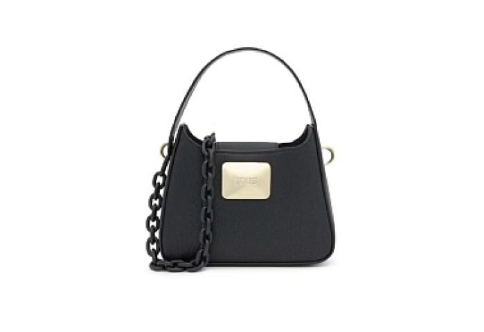 PU.PVC,MINI HANDBAG T LUCIA BLACK