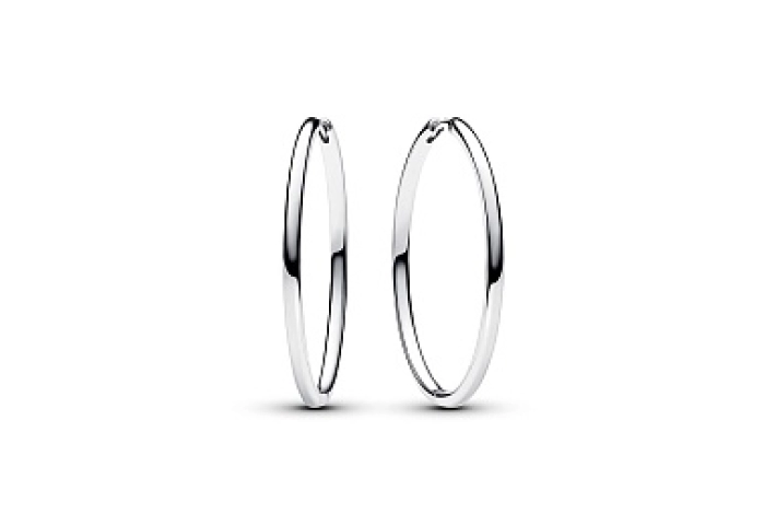 Sterling silver hoop earrings