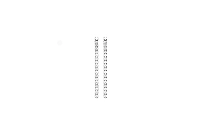 EARRINGSRHODIUM PLATEDSILVER CZ925