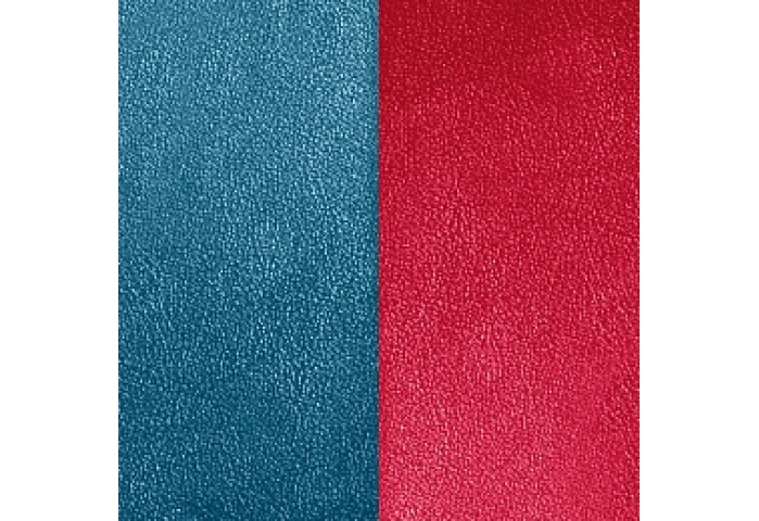 60 MM PETROL BLUE/ RASPBERRY LEATHER BAND