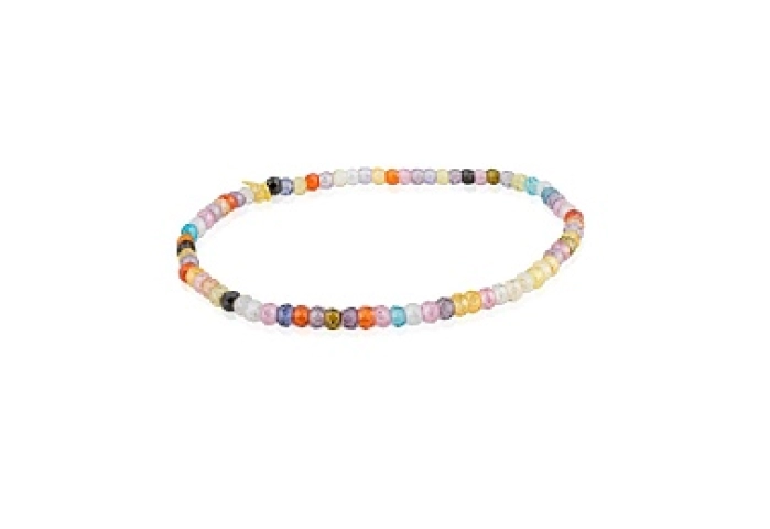18KT GOLD BRACELET ZIRCONIA