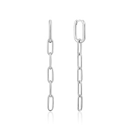 CABLE LINK DROP EARRINGS /E021-02H