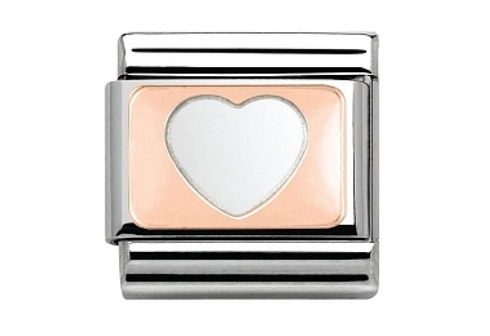 Composable Classic PLACCHE SIMBOLI acciaio  Cuore 