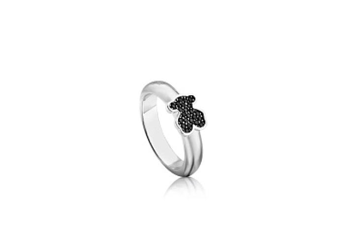 SILVER RING 0,15CT SPINELS N12