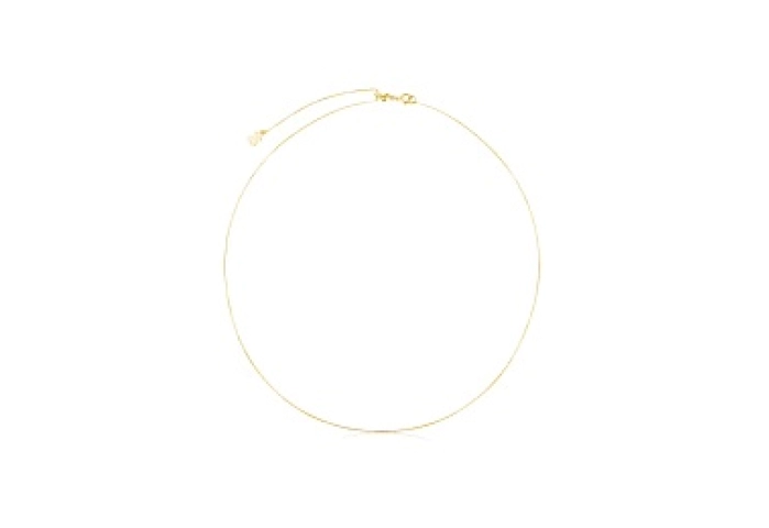 18KT GOLD CHOKER CHAIN 45CM