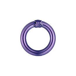 SILVER RING PURPLE COATING 16MM