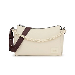 PU.CO,HANDBAG M T AMANDA BEIGE-M