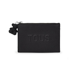 PU.COT,COINPURSE-CARD LARUE NEW BLACK