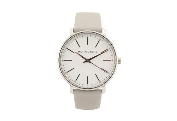 ANALOG WATCH 0 JWL SS LEATHER STRAP