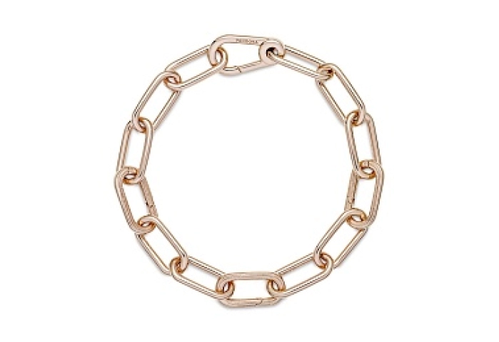 14k Rose gold-plated link bracelet /589588C00-4