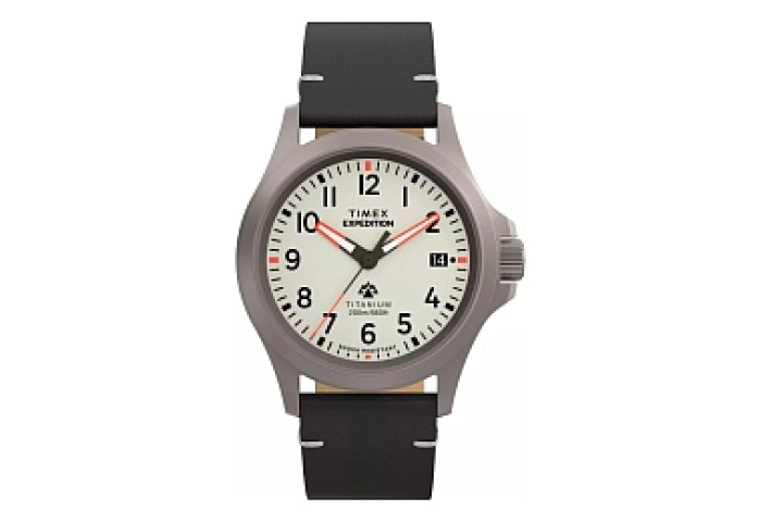 Expedition Titanium QA (38mm) White Dial and Black